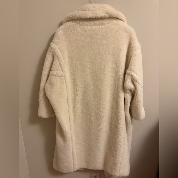 Max Mara Teddy Bear Icon Coat White- Size S - Picture 6 of 11